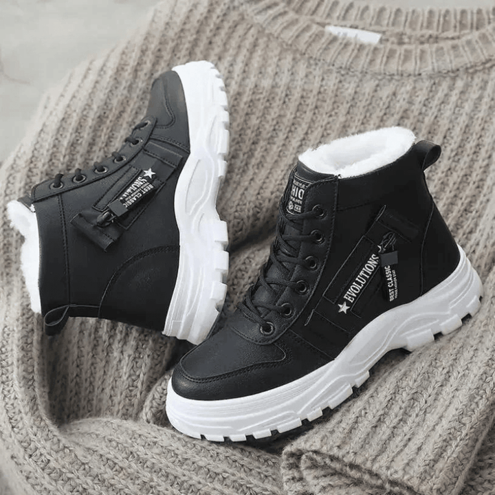 Women's Waterproof Insulated Snow Boots with Anti-Slip Sole – Modern Design for Winter Adventures 2