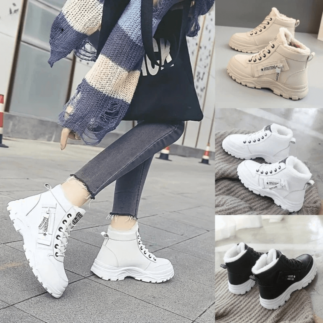 Women's Waterproof Insulated Snow Boots with Anti-Slip Sole – Modern Design for Winter Adventures 3