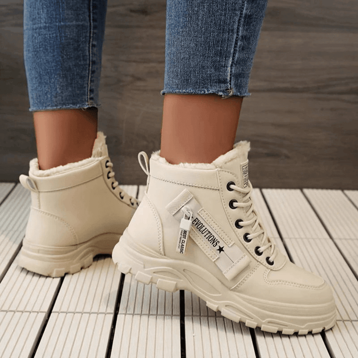 Women's Waterproof Insulated Snow Boots with Anti-Slip Sole – Modern Design for Winter Adventures 5
