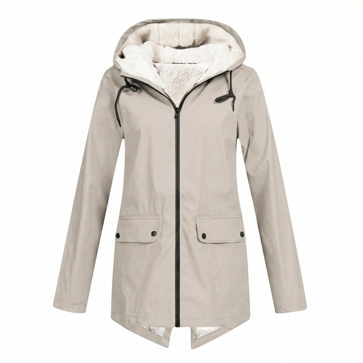 Women's Waterproof Rain Jacket with Adjustable Hood – Windproof Breathable Design for Everyday Wear 3