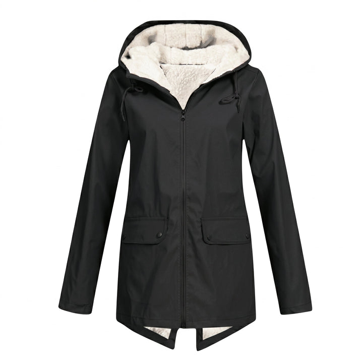 Women's Waterproof Rain Jacket with Adjustable Hood – Windproof Breathable Design for Everyday Wear 4
