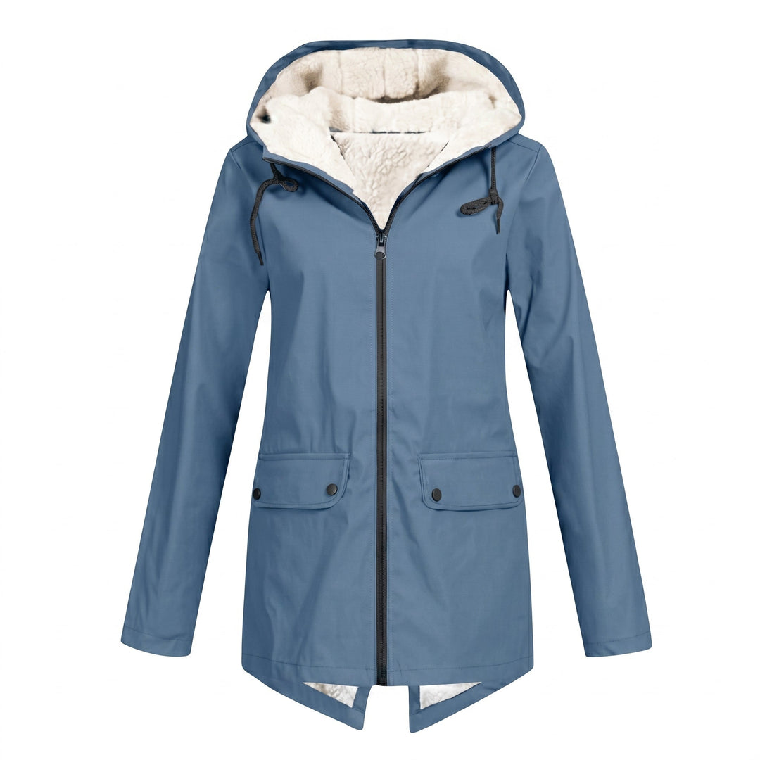 Women's Waterproof Rain Jacket with Adjustable Hood – Windproof Breathable Design for Everyday Wear 5