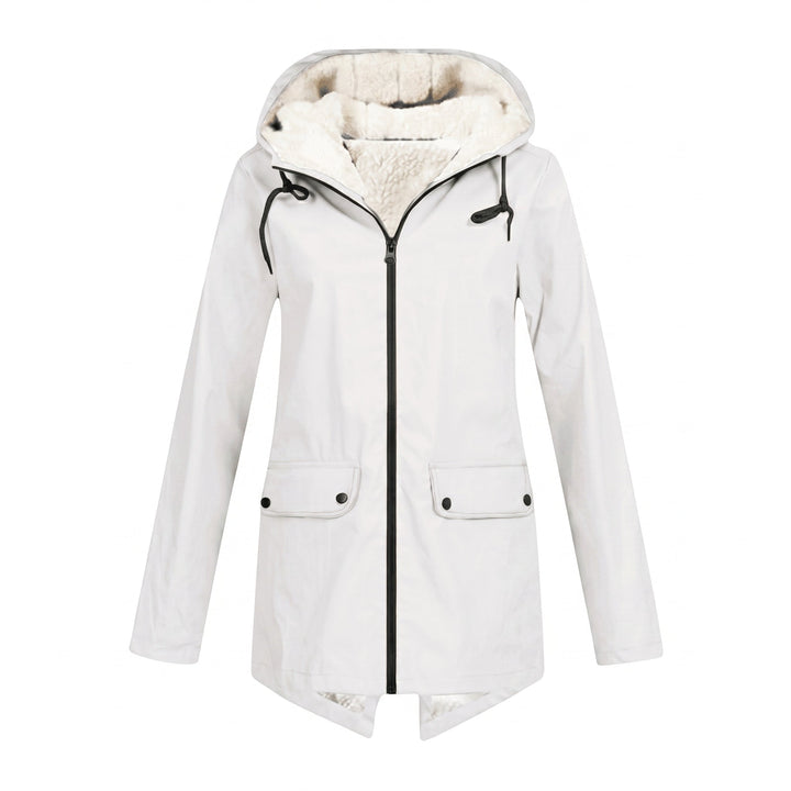 Women's Waterproof Rain Jacket with Adjustable Hood – Windproof Breathable Design for Everyday Wear 6