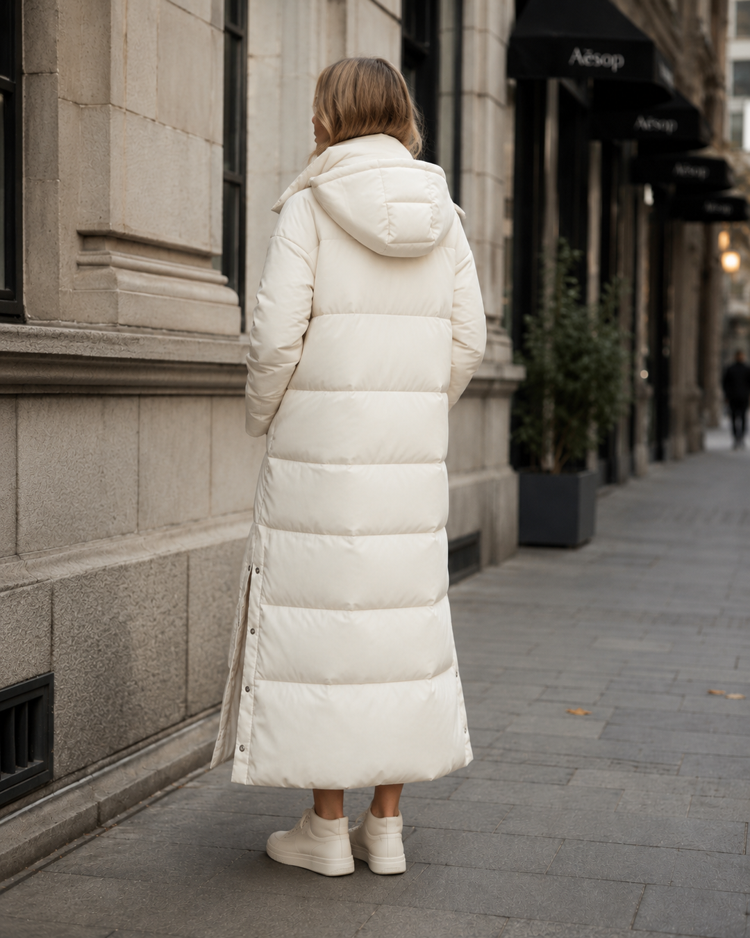 Women's Windproof Winter Jacket with Extended Length and Relaxed Fit – Durable Cold-Weather Coat 2