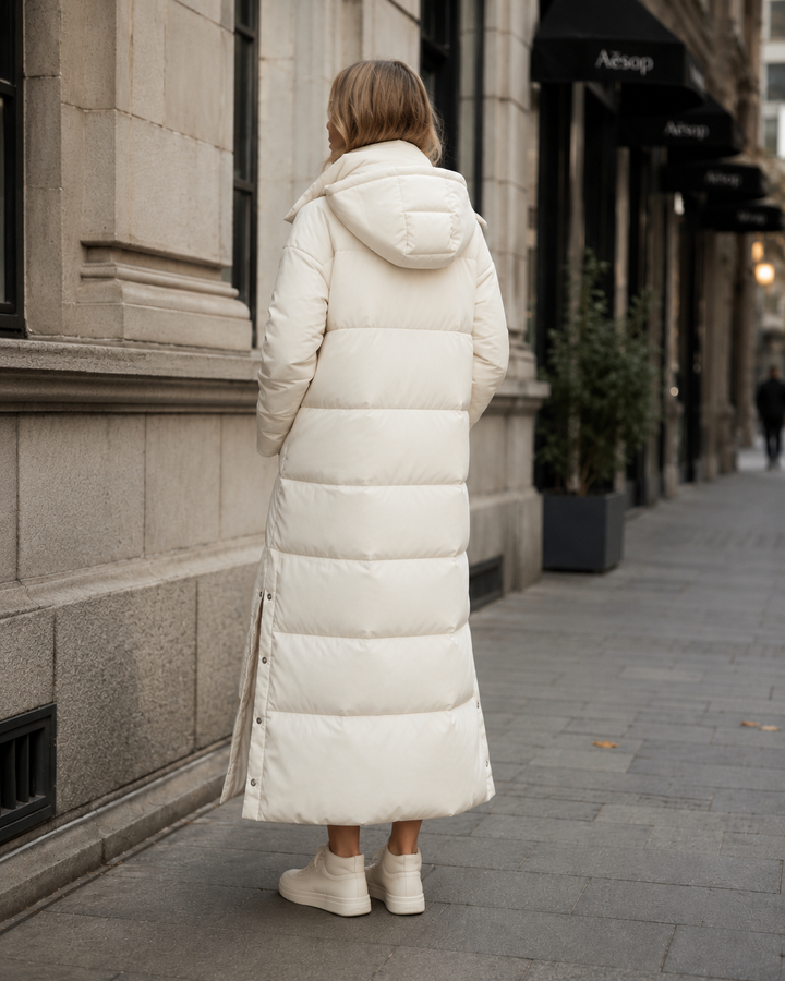 Women's Windproof Winter Jacket with Extended Length and Relaxed Fit – Durable Cold-Weather Coat 2