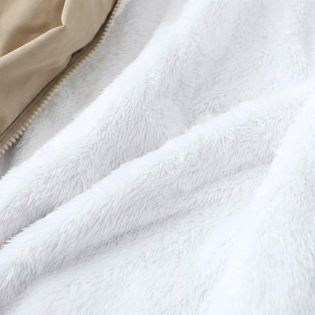 Women's Winter Jacket with Plush Lining and Structured Hood – Zip-Up Design for Cold Weather 5